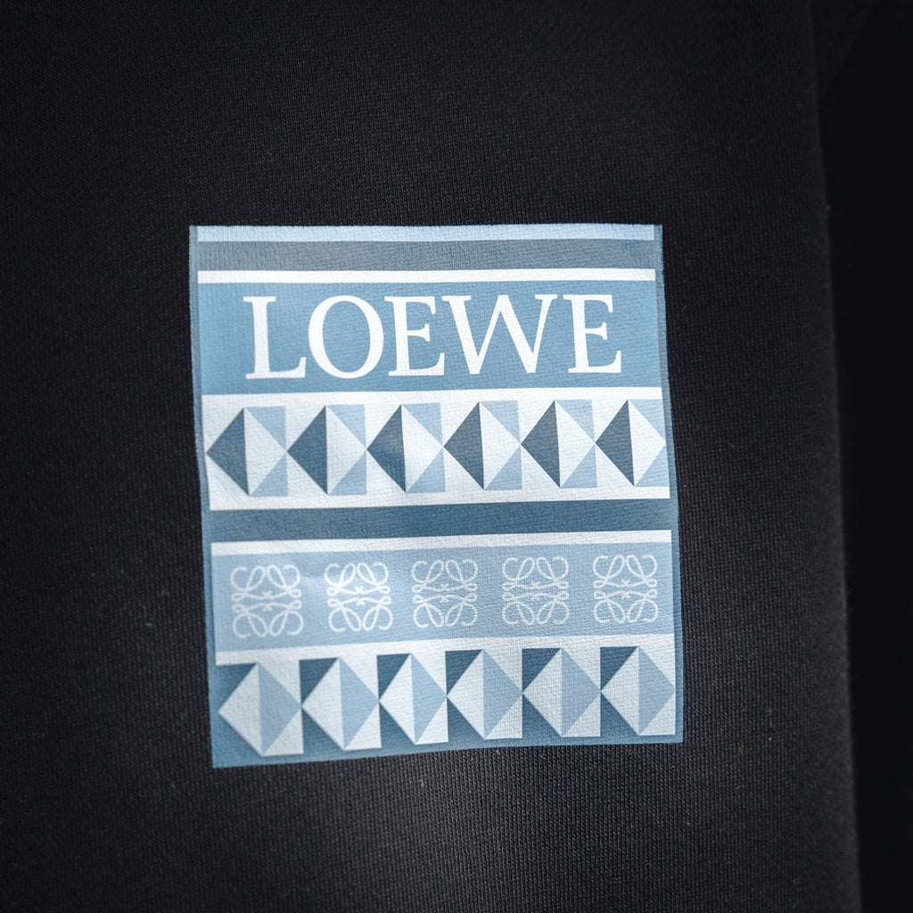 Loe 25fw printed sweatshirt