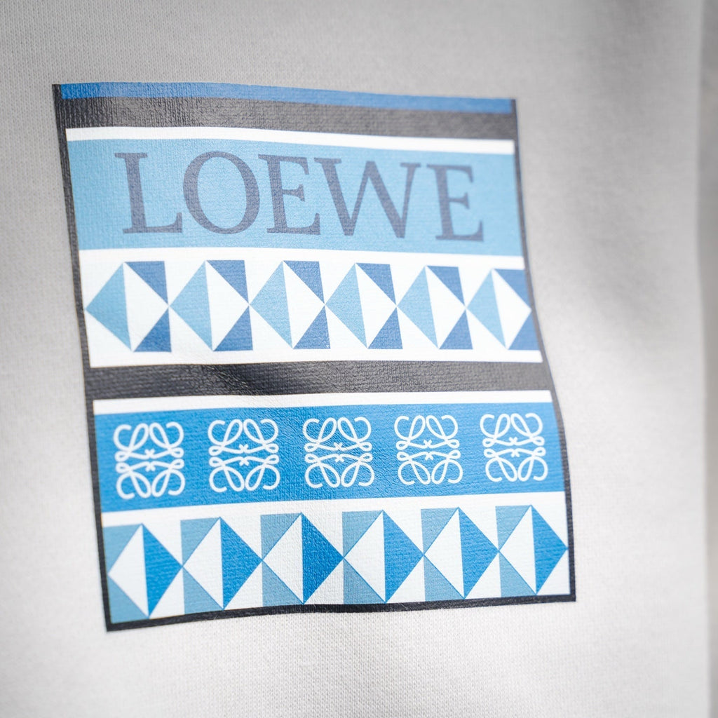 Loe 25fw printed sweatshirt