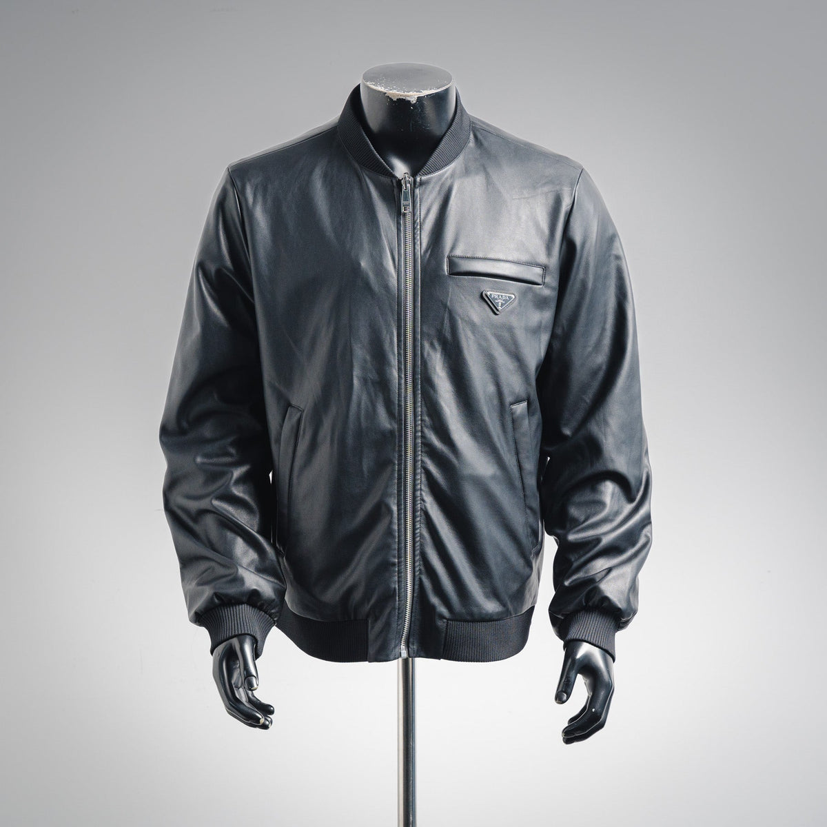 Pra 25fw leather jacket