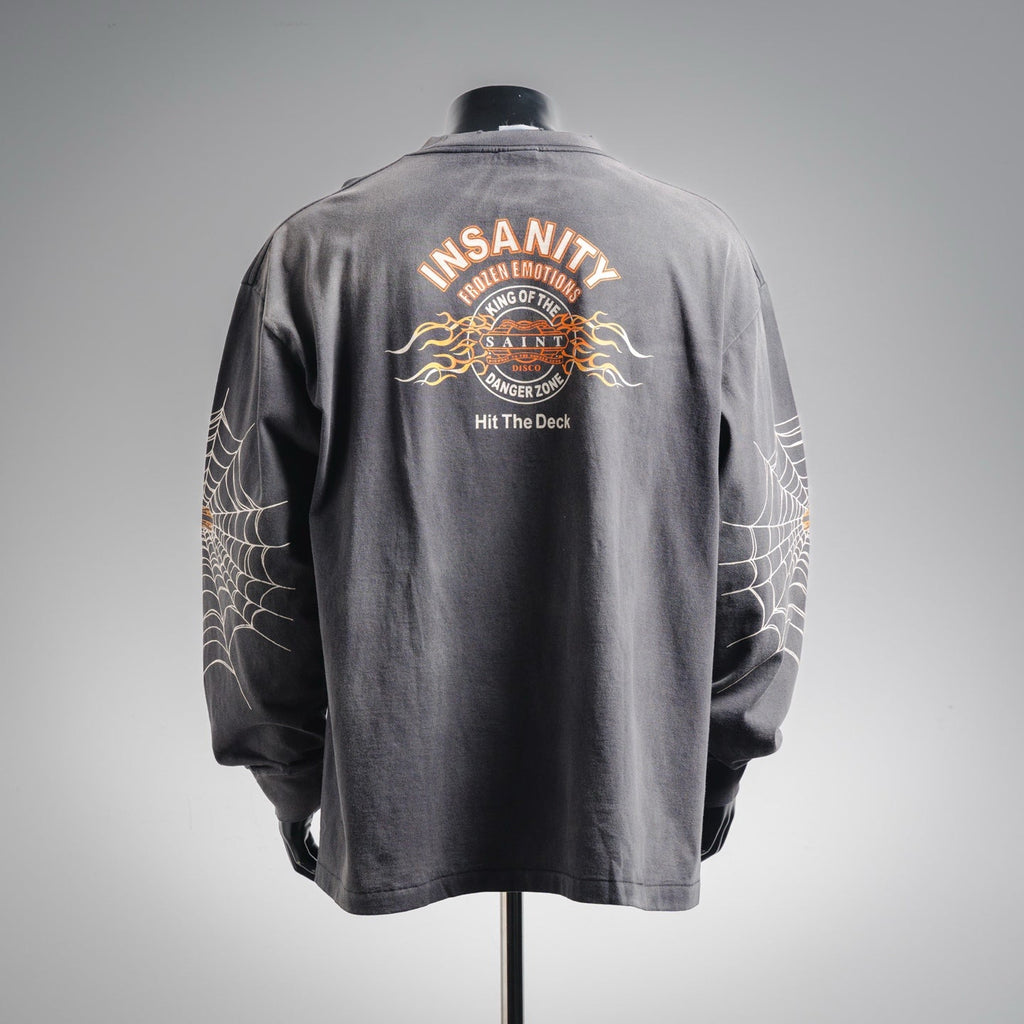 Saint 25fw printed sweatshirt