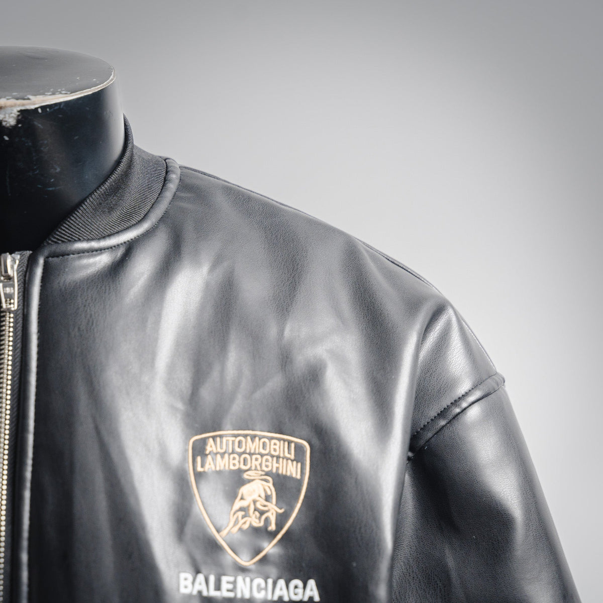 Balen 25fw leather jacket