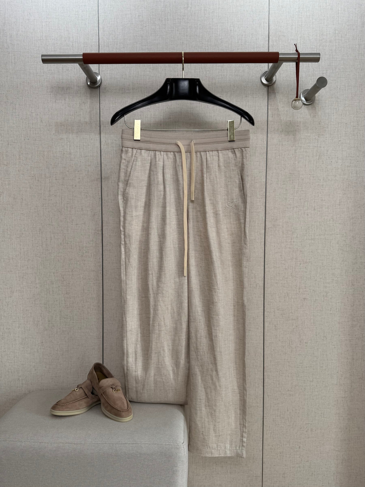 Loro 25fw embroidered pants