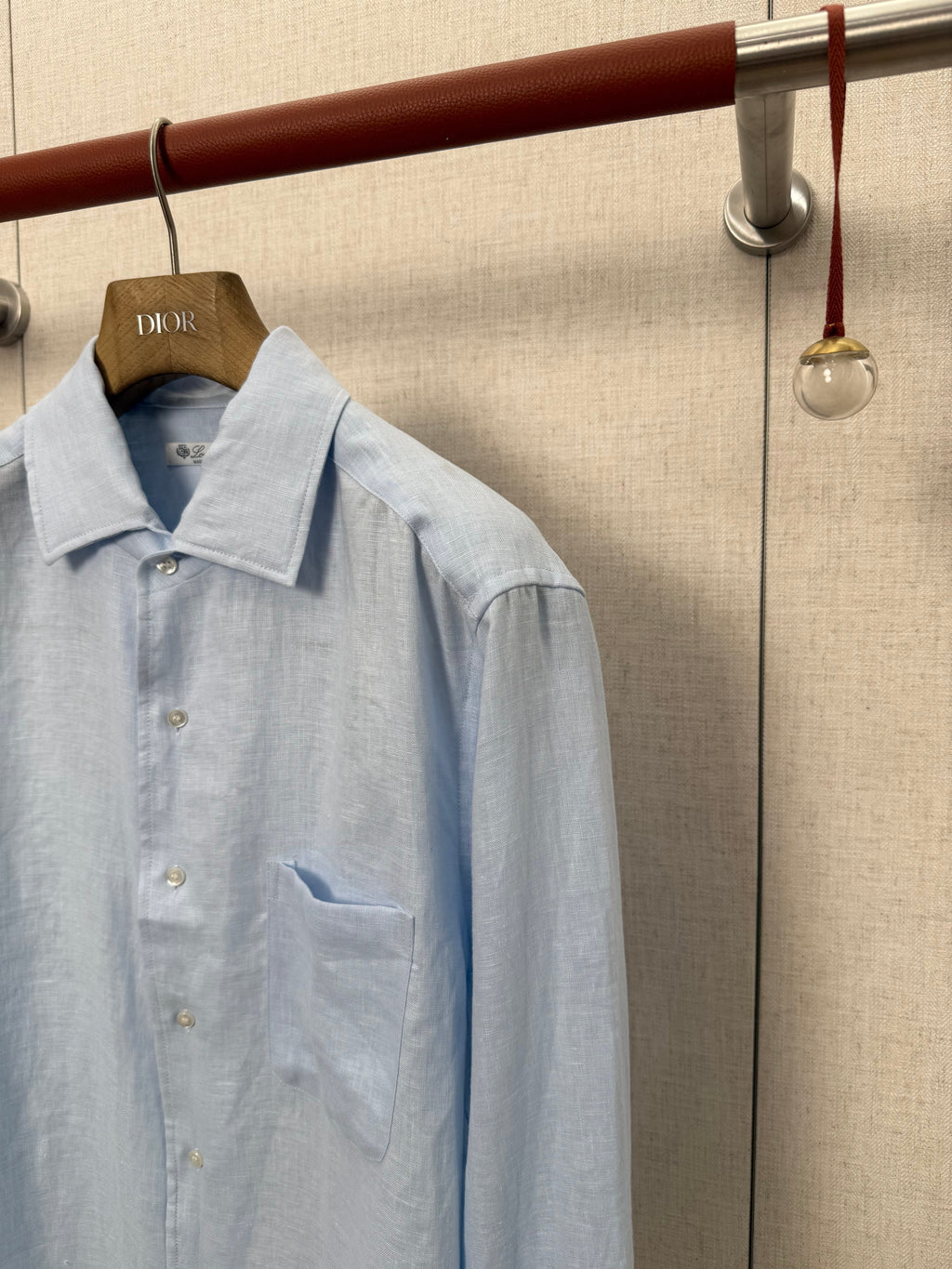 Loro 25fw linen shirt
