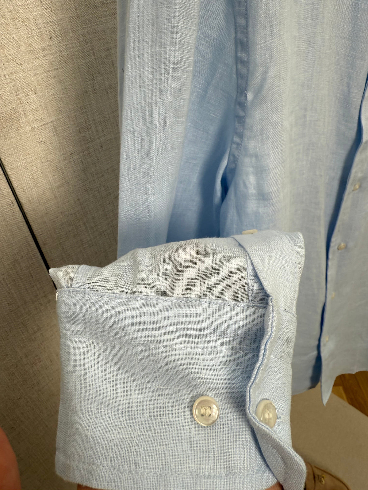 Loro 25fw linen shirt