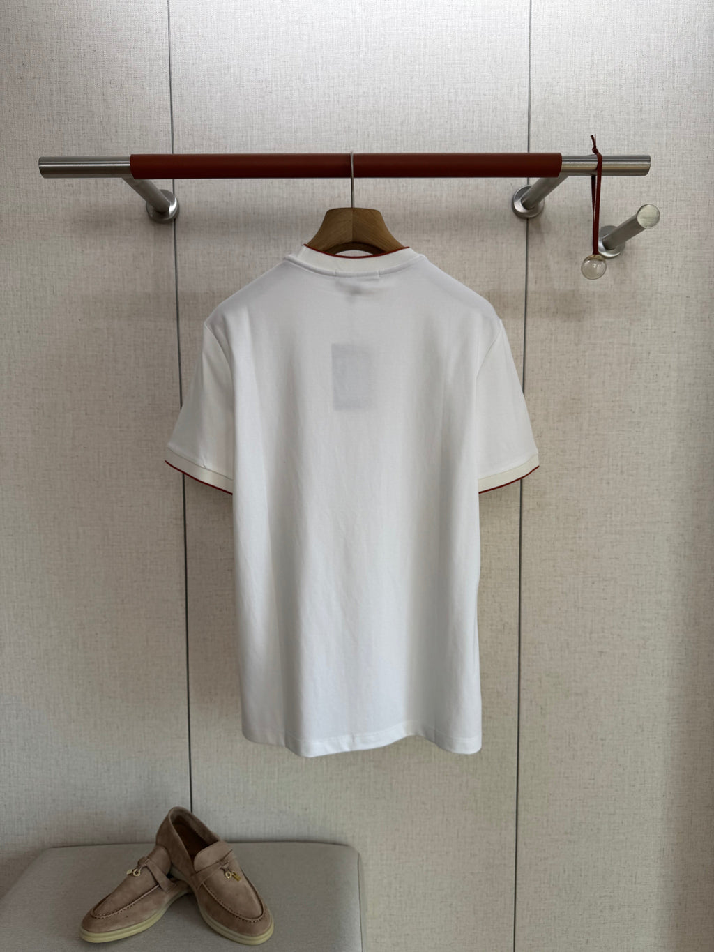 Loro 25fw embroidered t-shirt