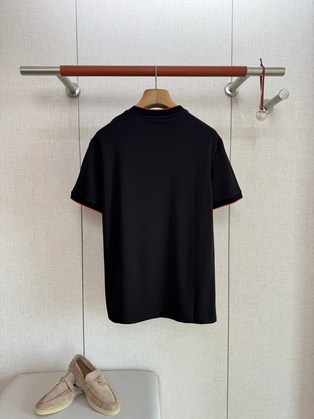 Loro 25fw embroidered t-shirt