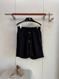 Loro 25fw embroidered short