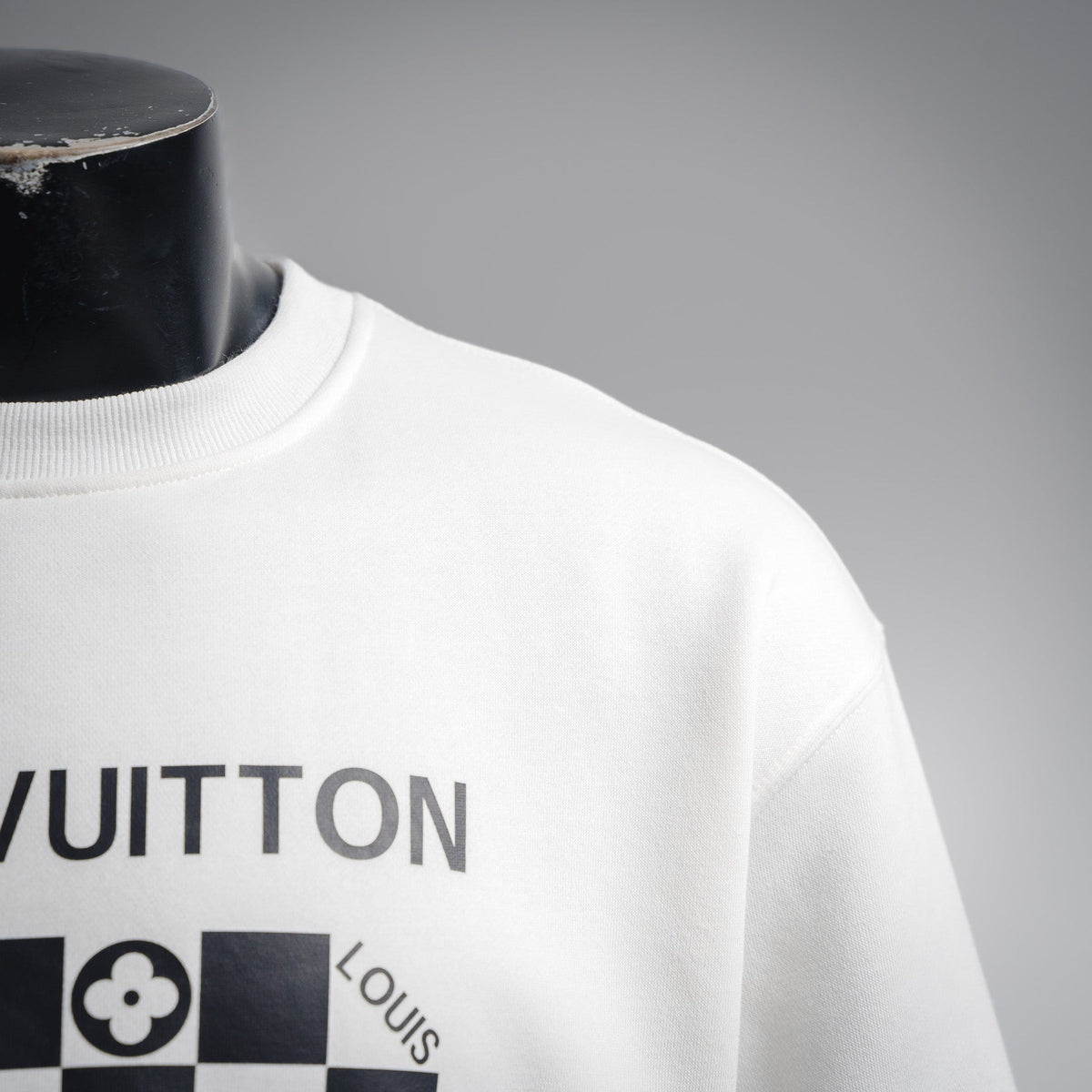 Louis 25fw printed sweatshirt