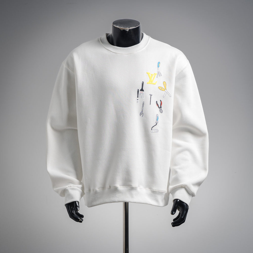 Louis 25fw printed sweatshirt
