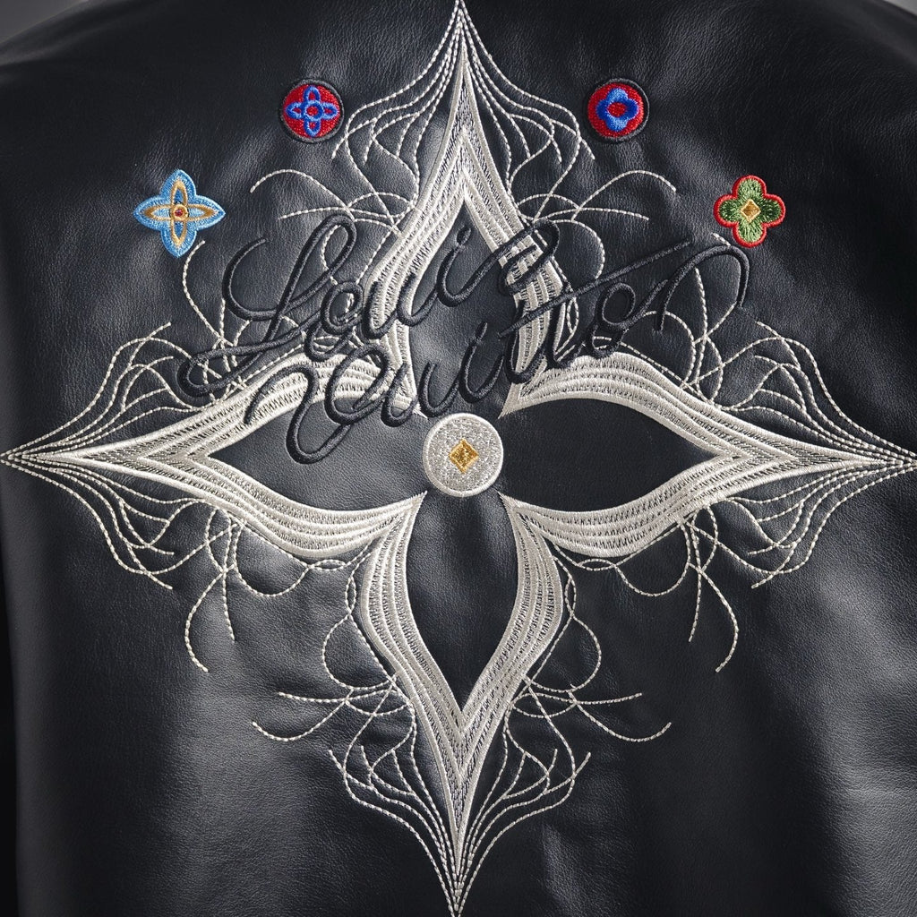 Louis 25fw leather jacket