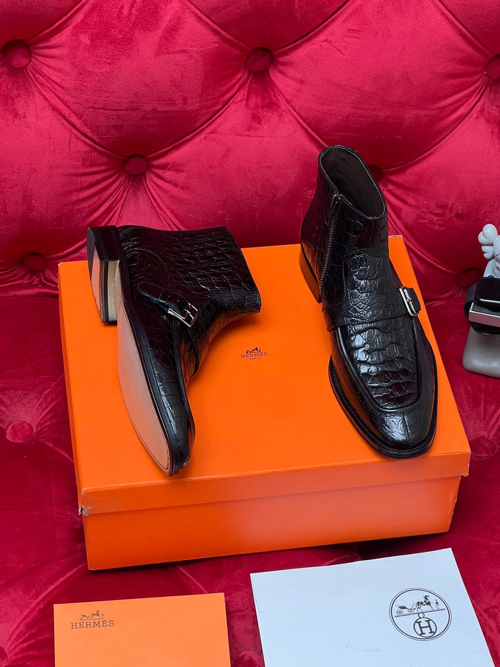 Herm leather shoes