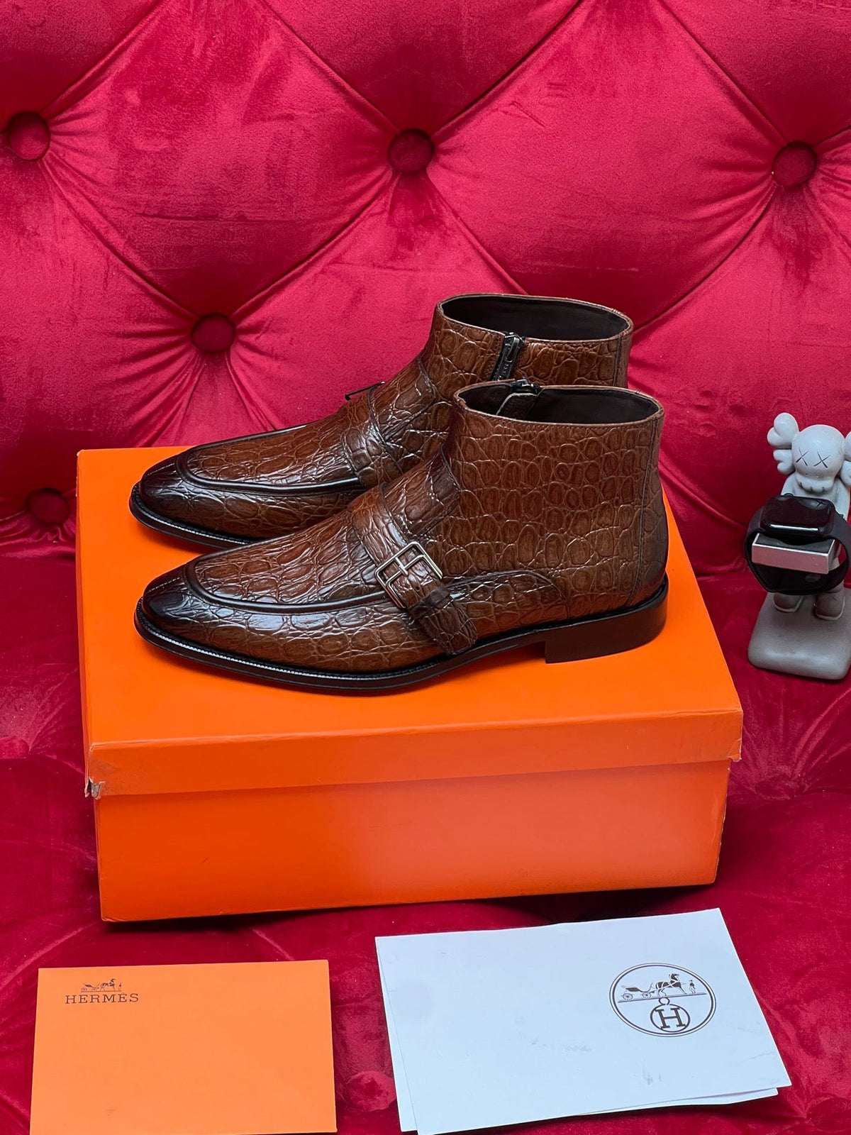 Herm leather shoes