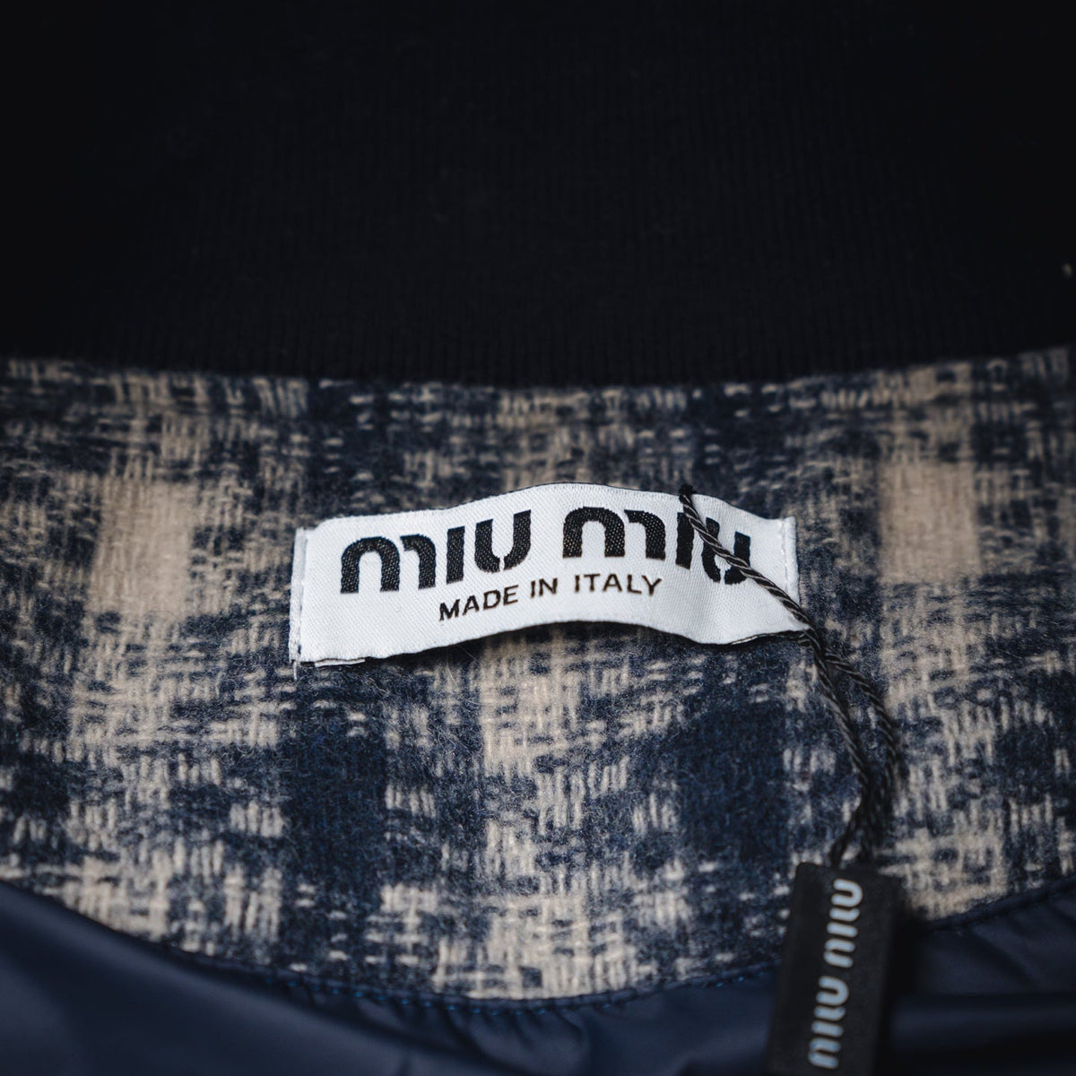 Miu 25fw splicing jacket