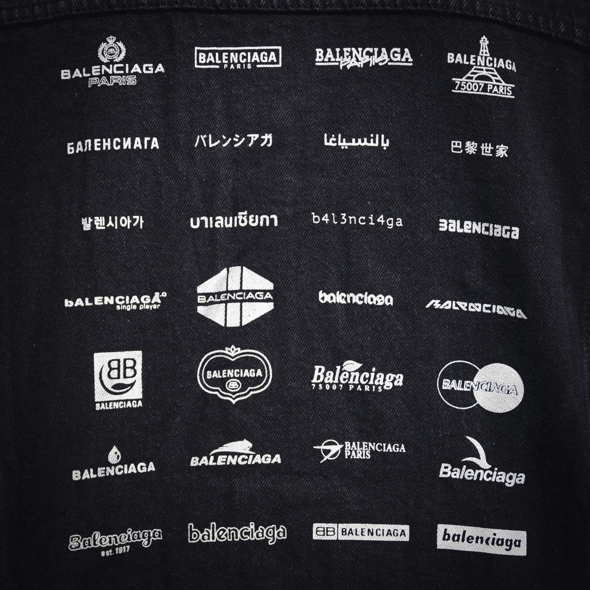 Balen 25fw denim jacket