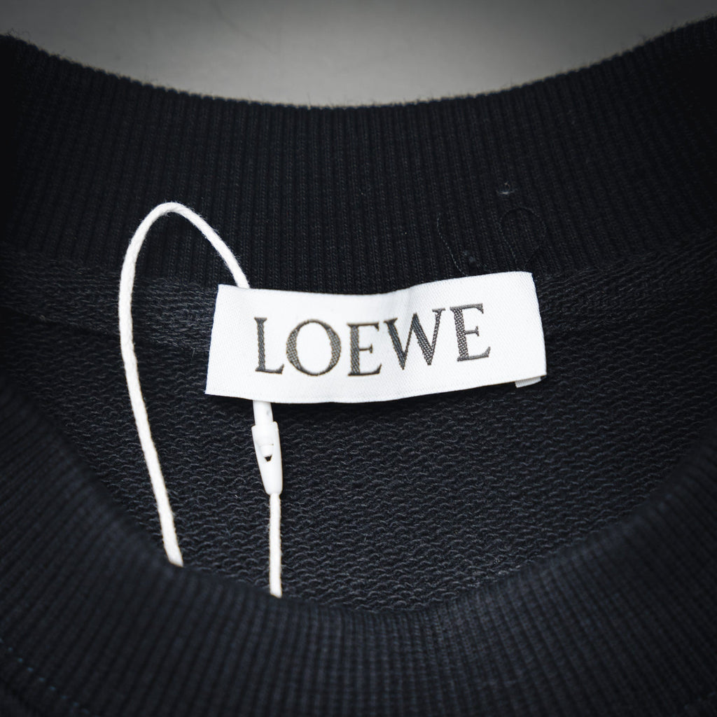 Loe 25fw embroidered sweatshirt