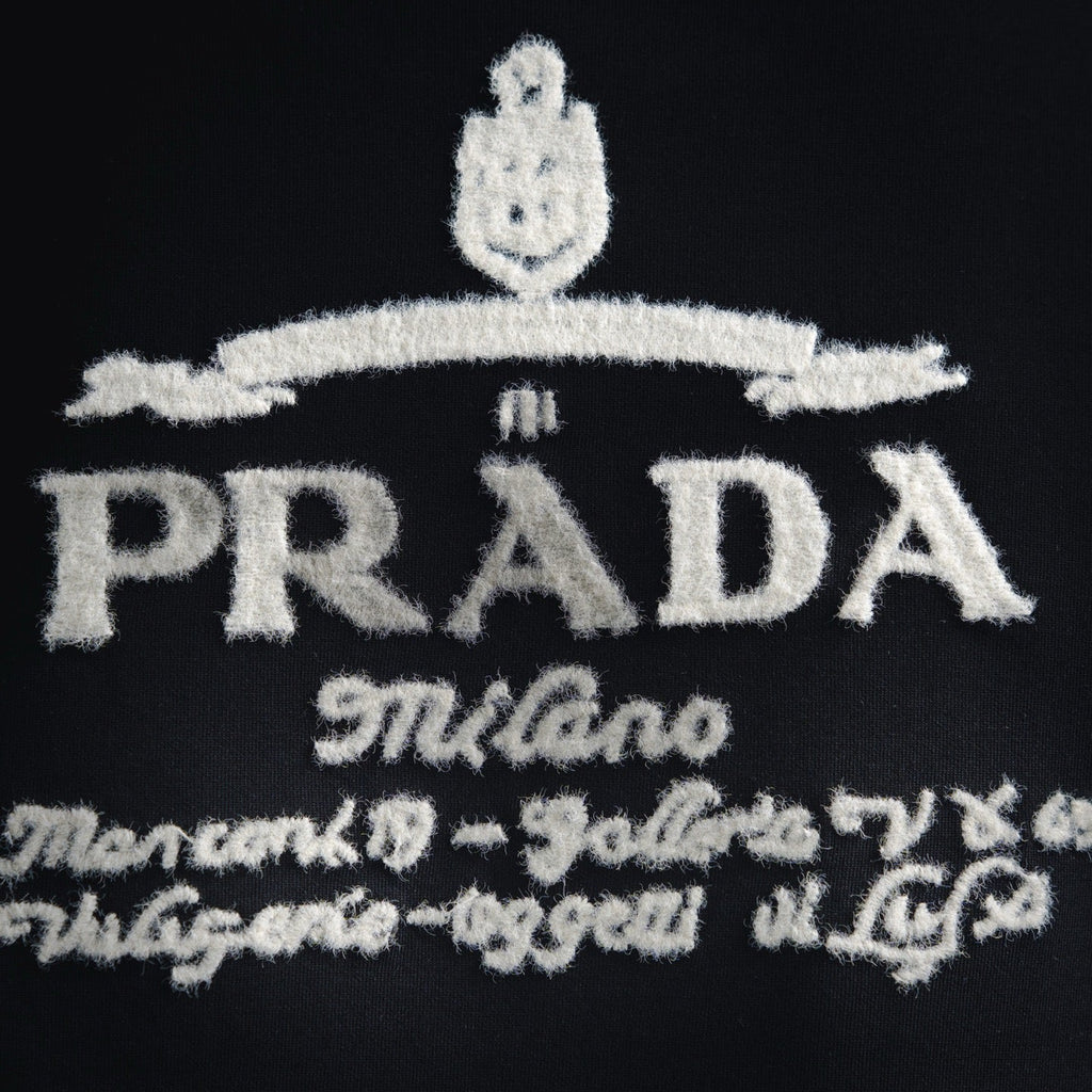 Pra 25fw embroidered sweatshirt
