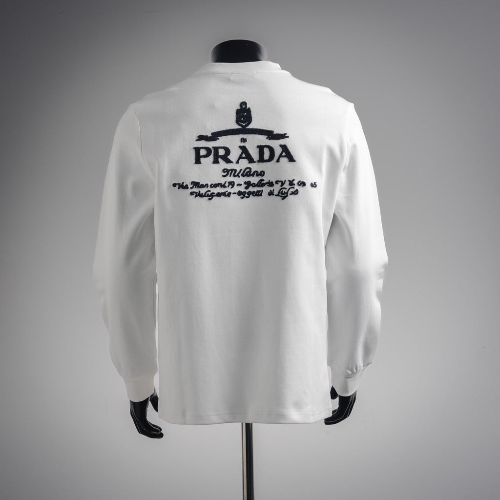 Pra 25fw embroidered sweatshirt