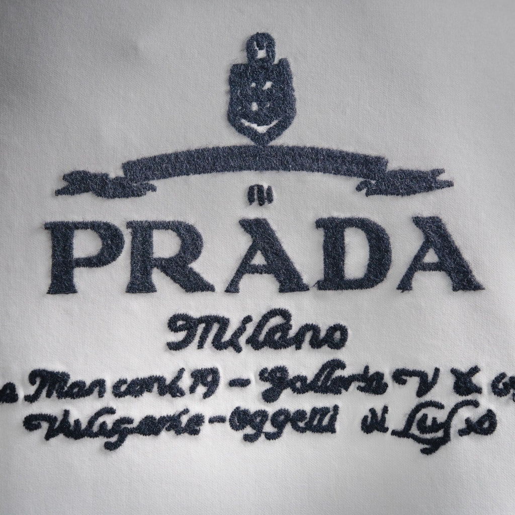 Pra 25fw embroidered sweatshirt