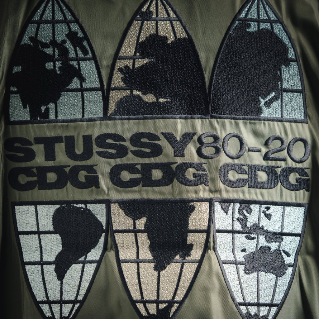 Stussy 25fw embroidered jacket