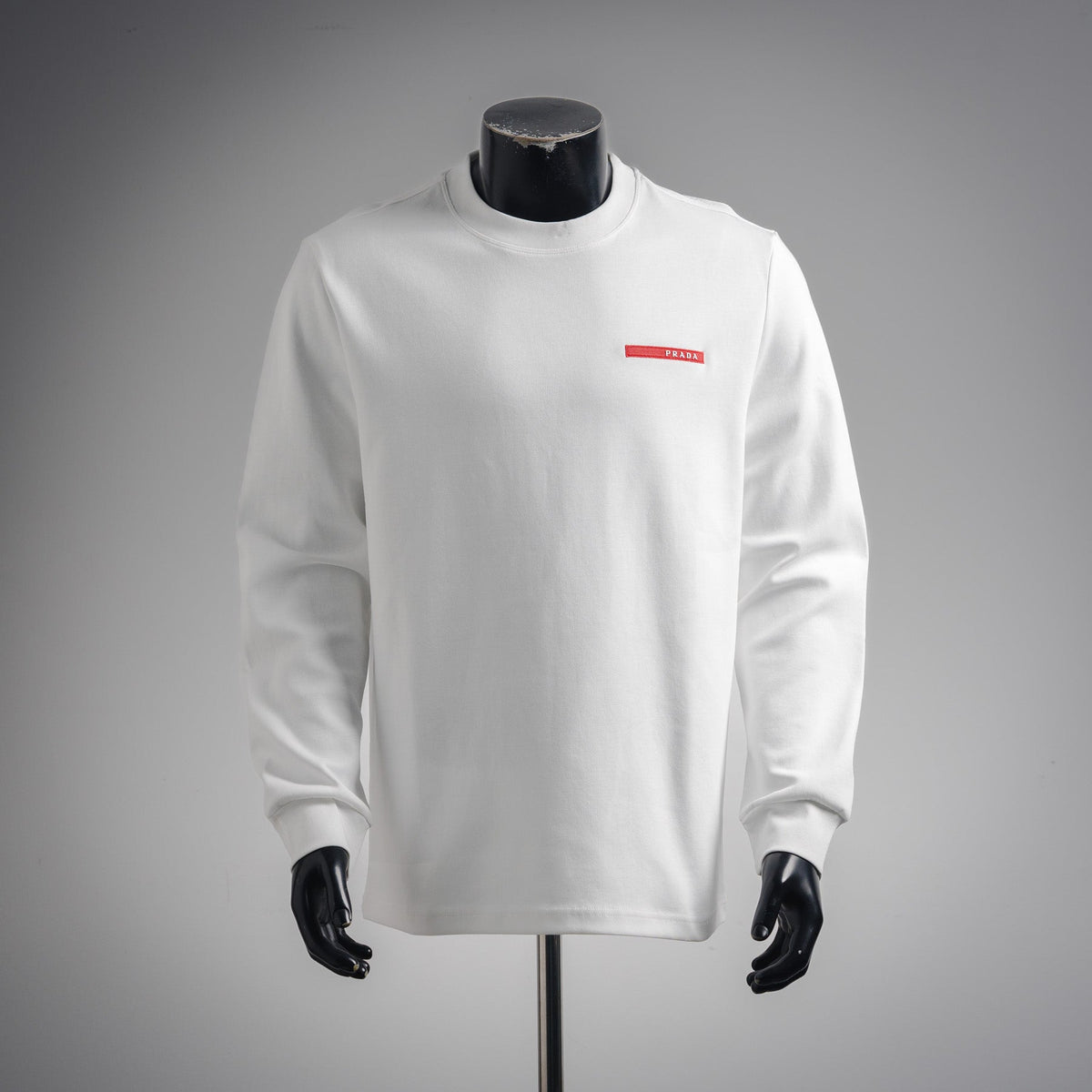Pra 25fw embroidered sweatshirt