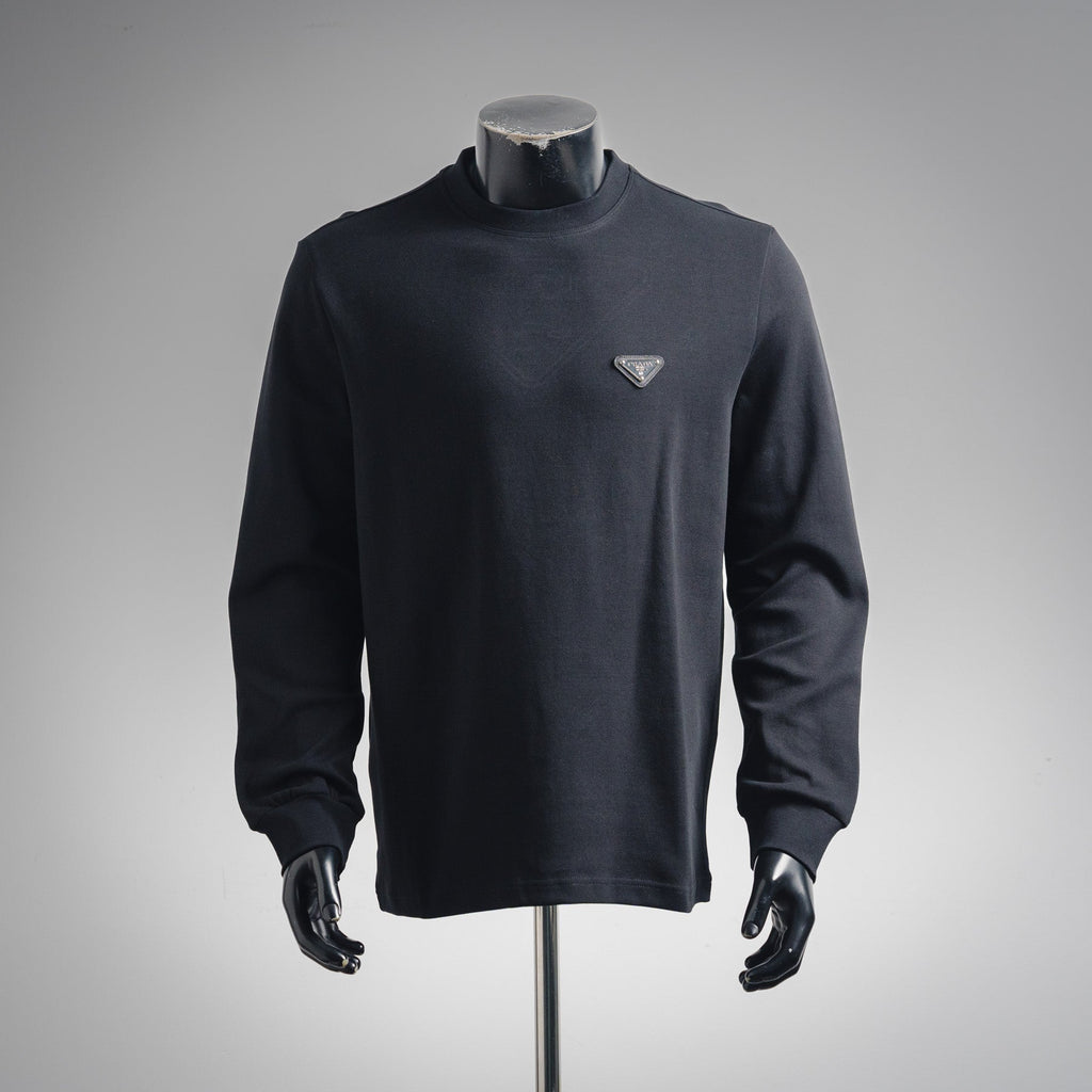 Pra 25fw embroidered sweatshirt
