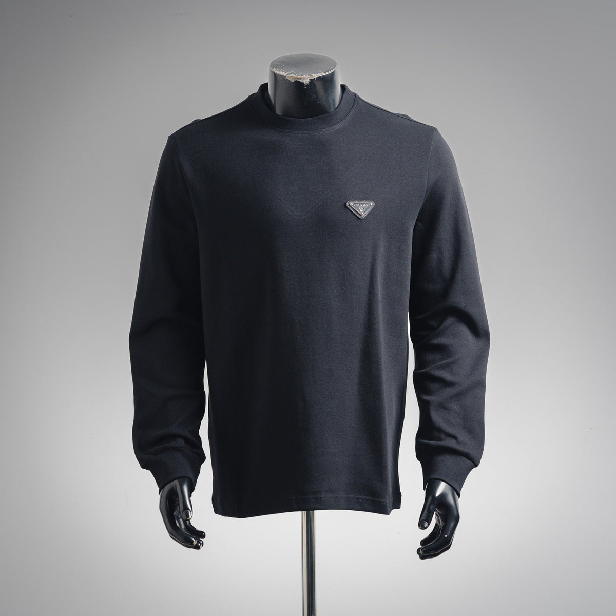 Pra 25fw embroidered sweatshirt