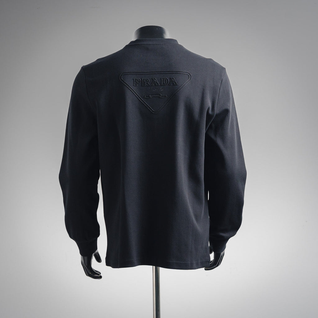 Pra 25fw embroidered sweatshirt