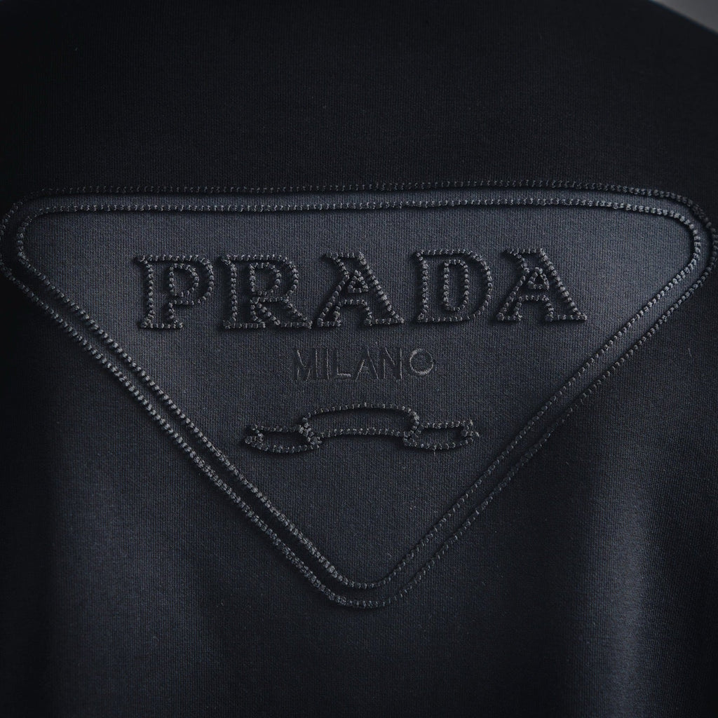 Pra 25fw embroidered sweatshirt