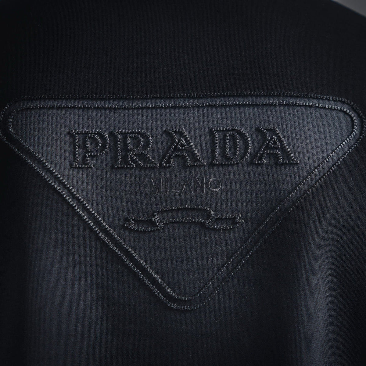 Pra 25fw embroidered sweatshirt