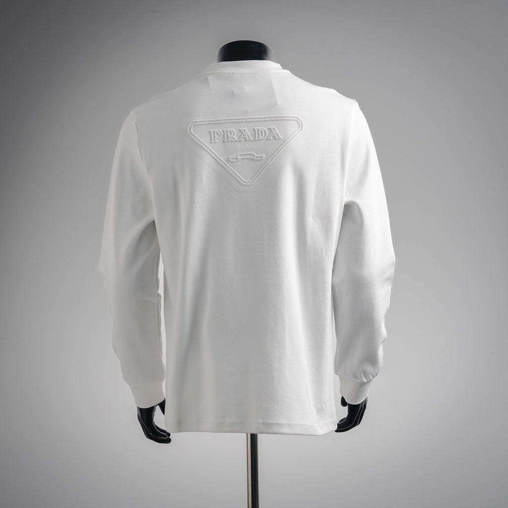 Pra 25fw embroidered sweatshirt