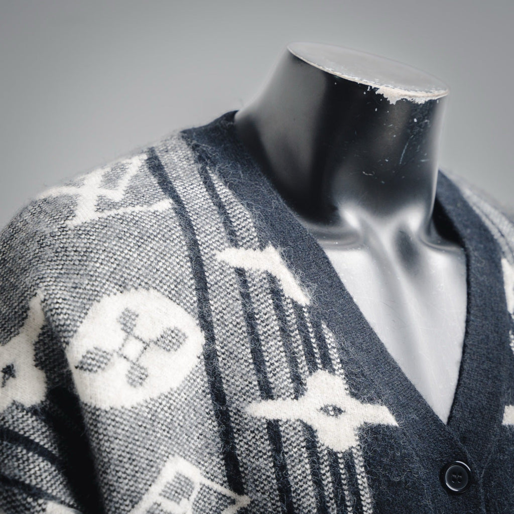Louis 25fw jacquard cardigan