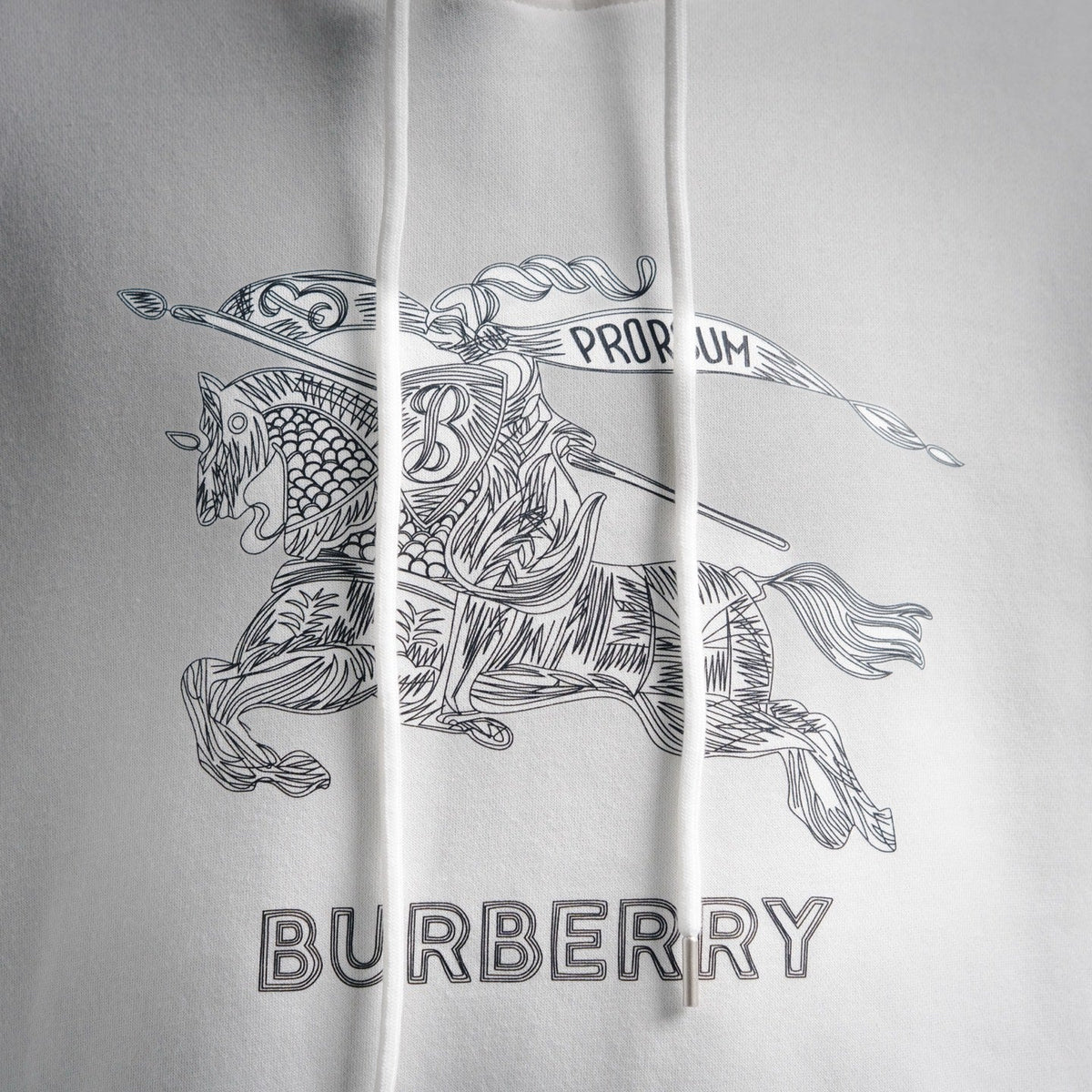 Burbery 25fw printed hoodie