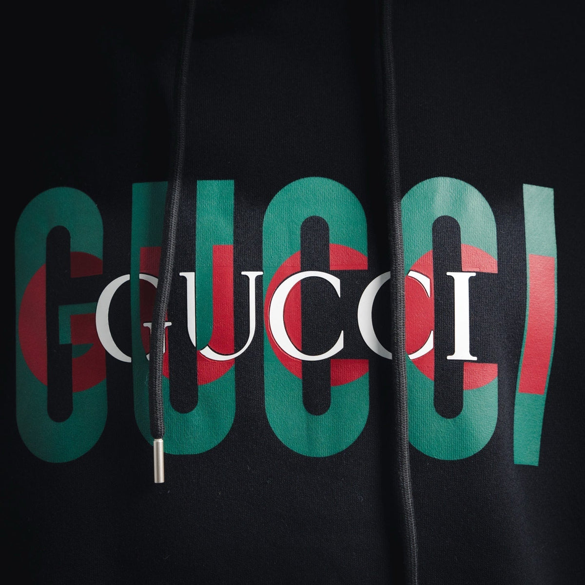 Guc 25fw printed hoodie