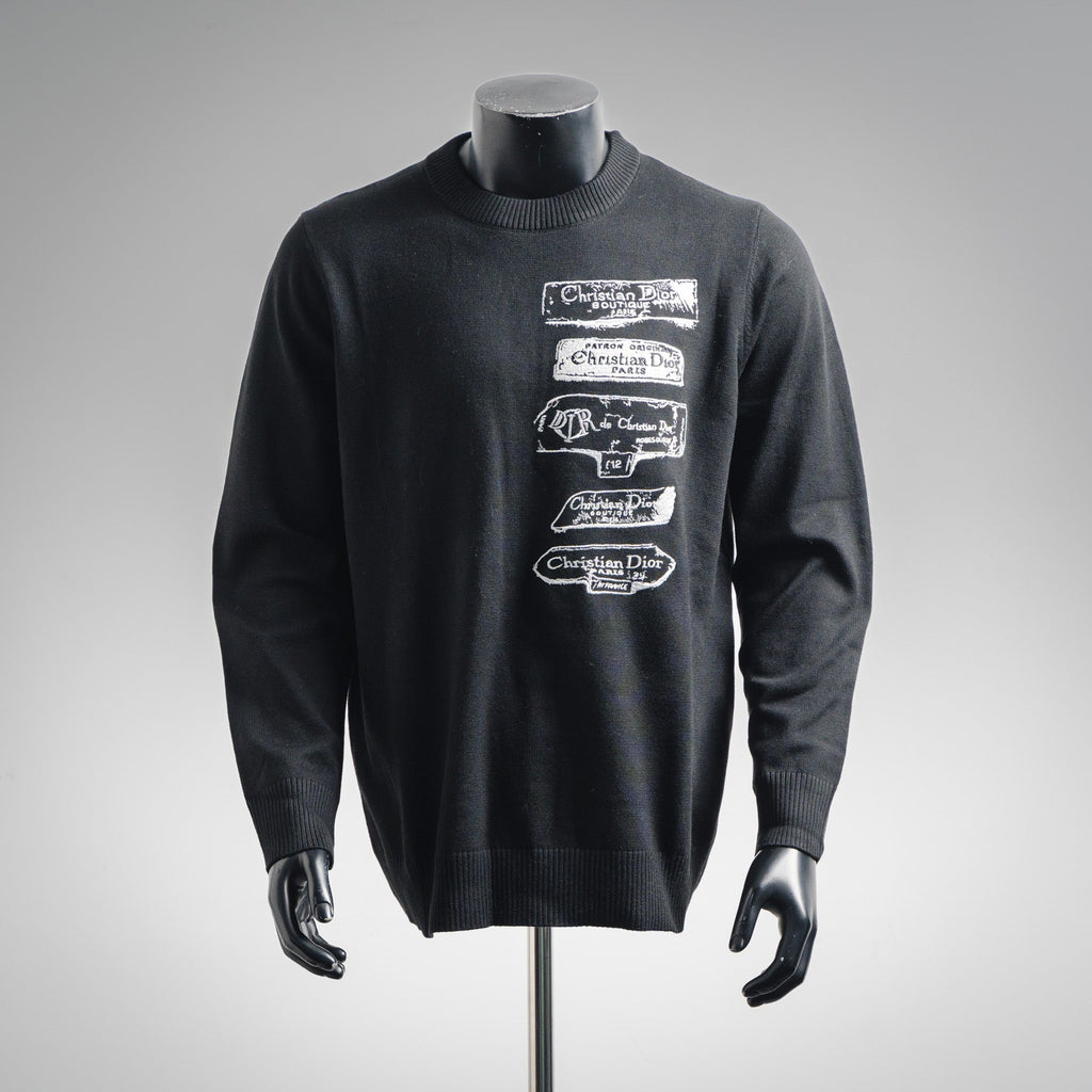 CD 25fw embroidered sweater
