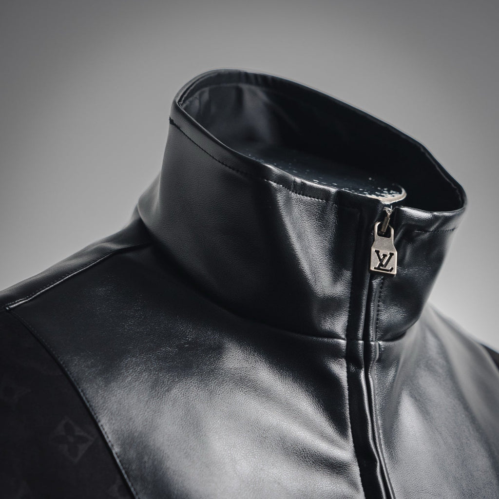 Louis 25fw leather jacket