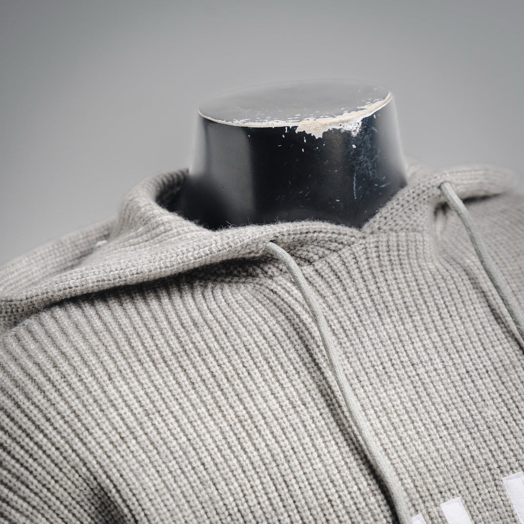 Cel 25fw knitted hoodie