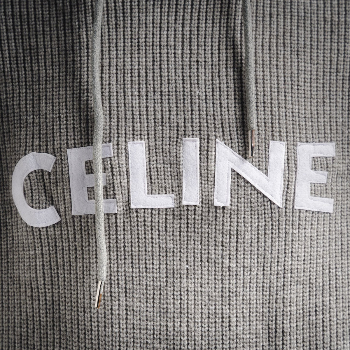 Cel 25fw knitted hoodie