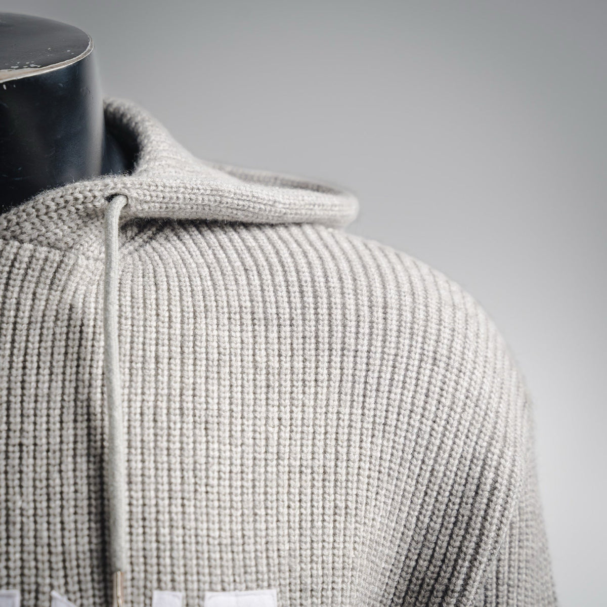 Cel 25fw knitted hoodie
