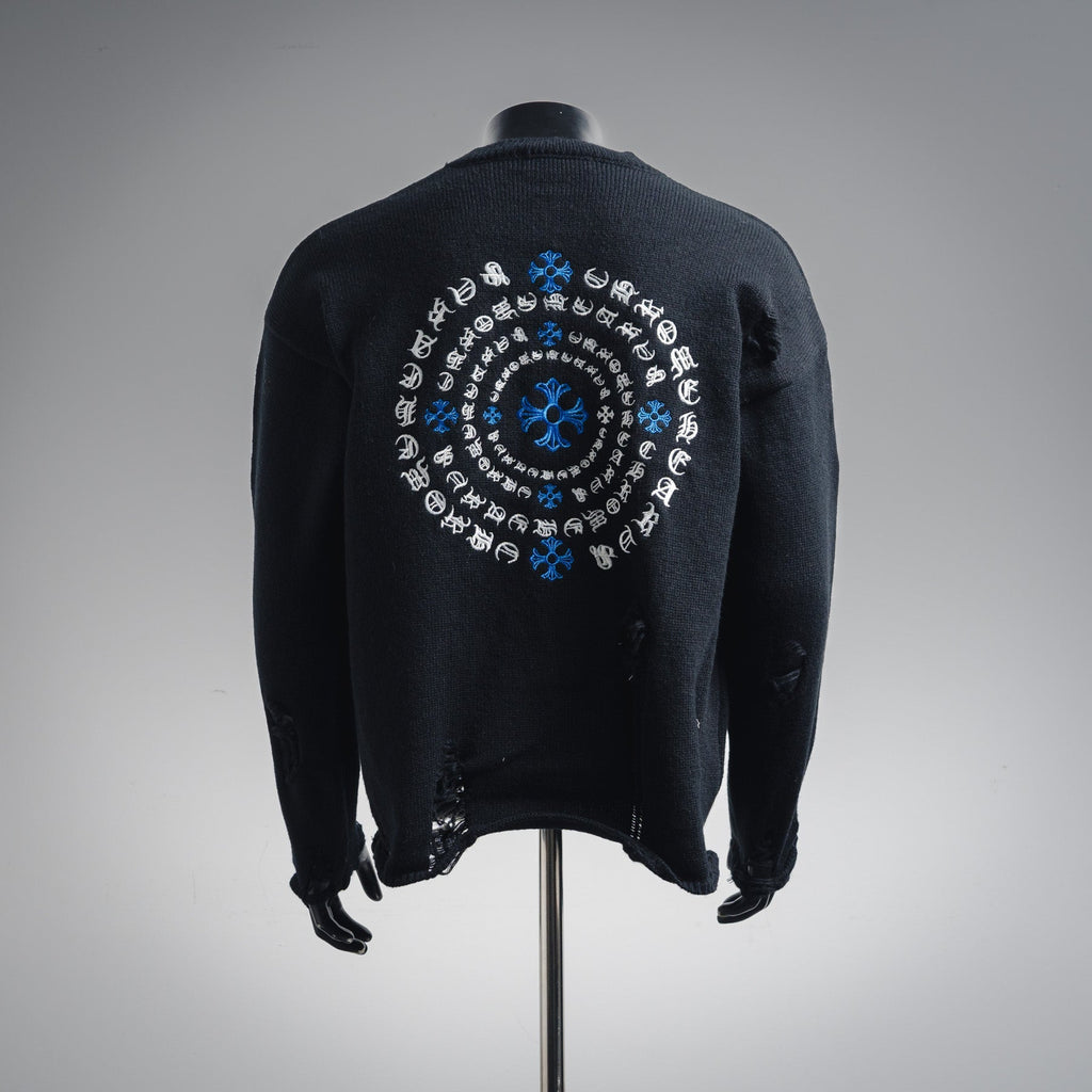 Chrome 25fw embroidered sweater