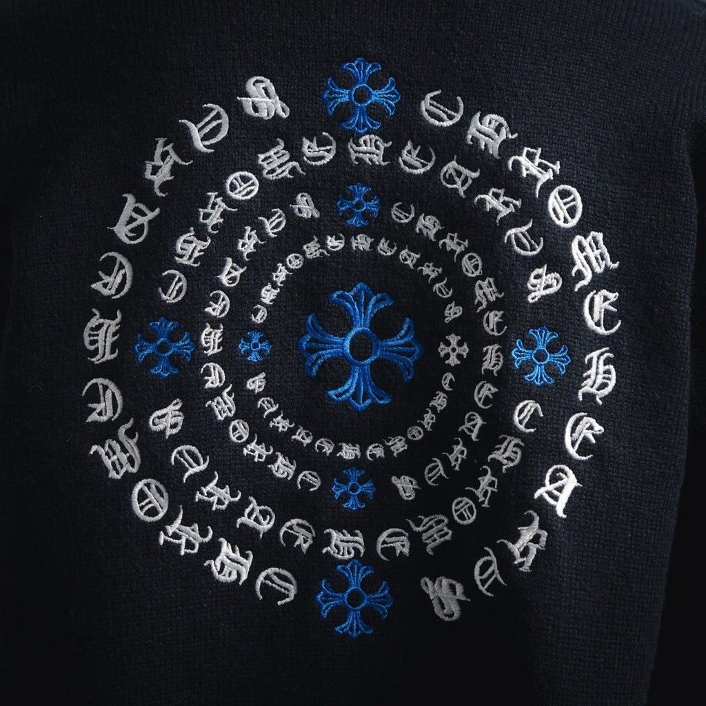Chrome 25fw embroidered sweater