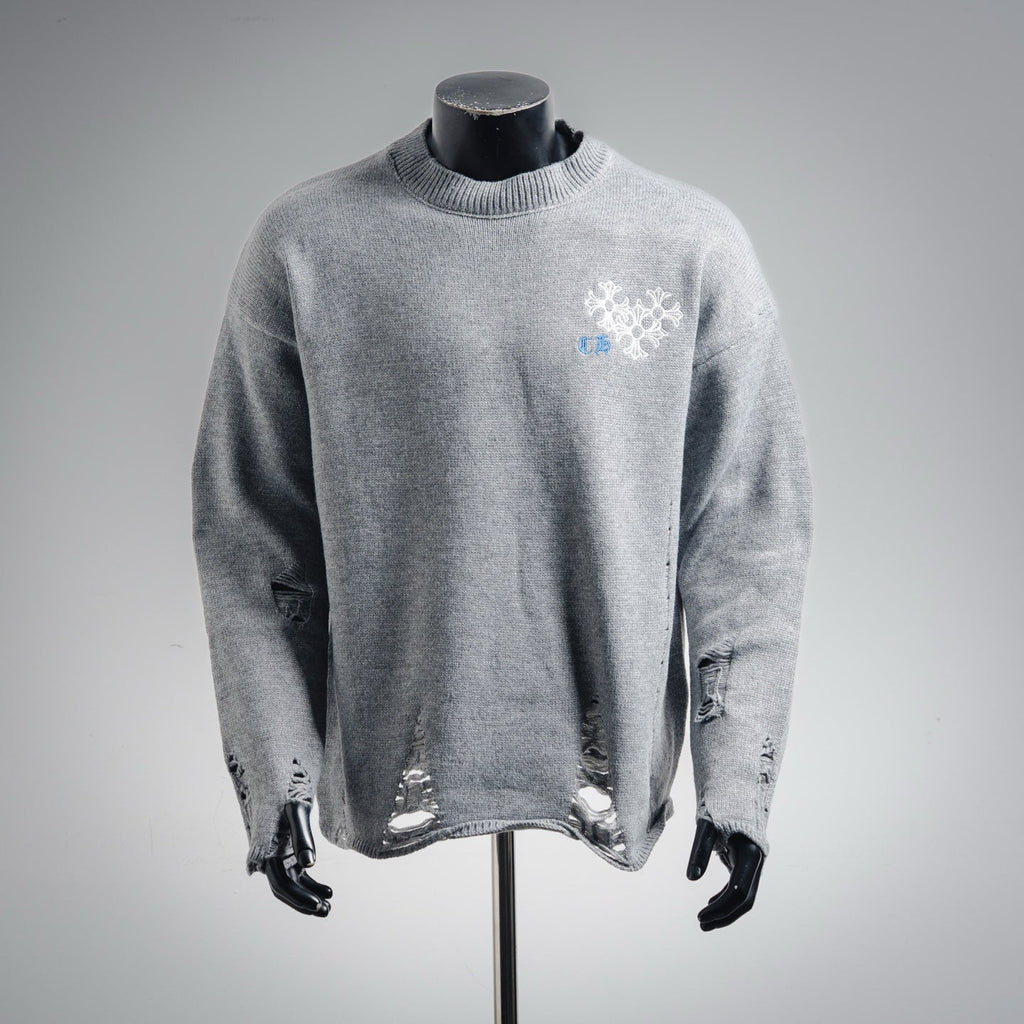 Chrome 25fw embroidered sweater