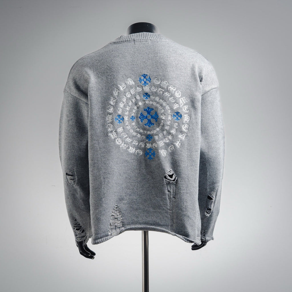 Chrome 25fw embroidered sweater