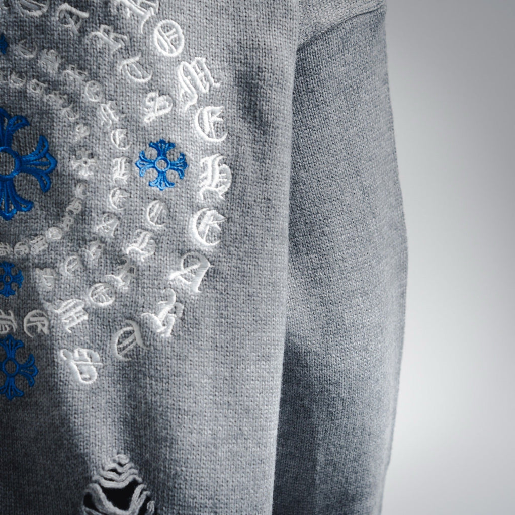 Chrome 25fw embroidered sweater