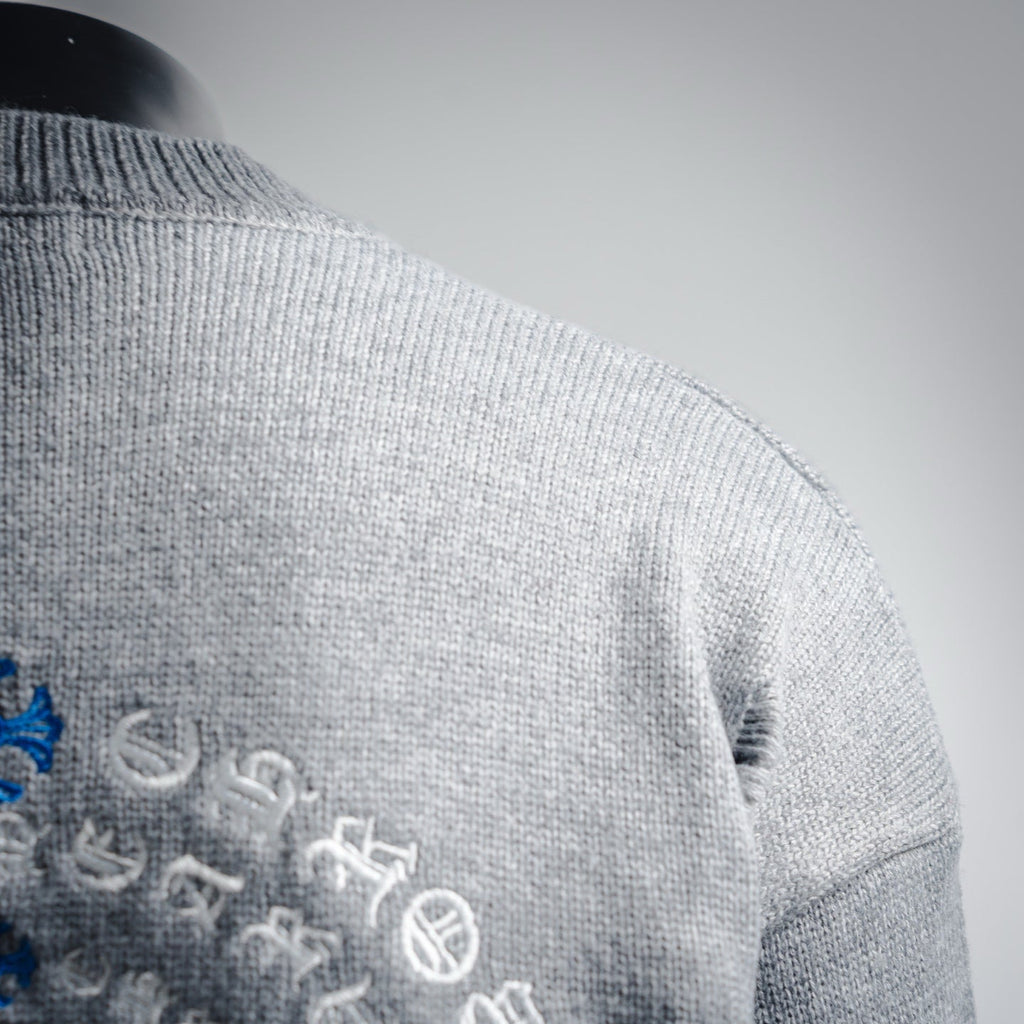 Chrome 25fw embroidered sweater