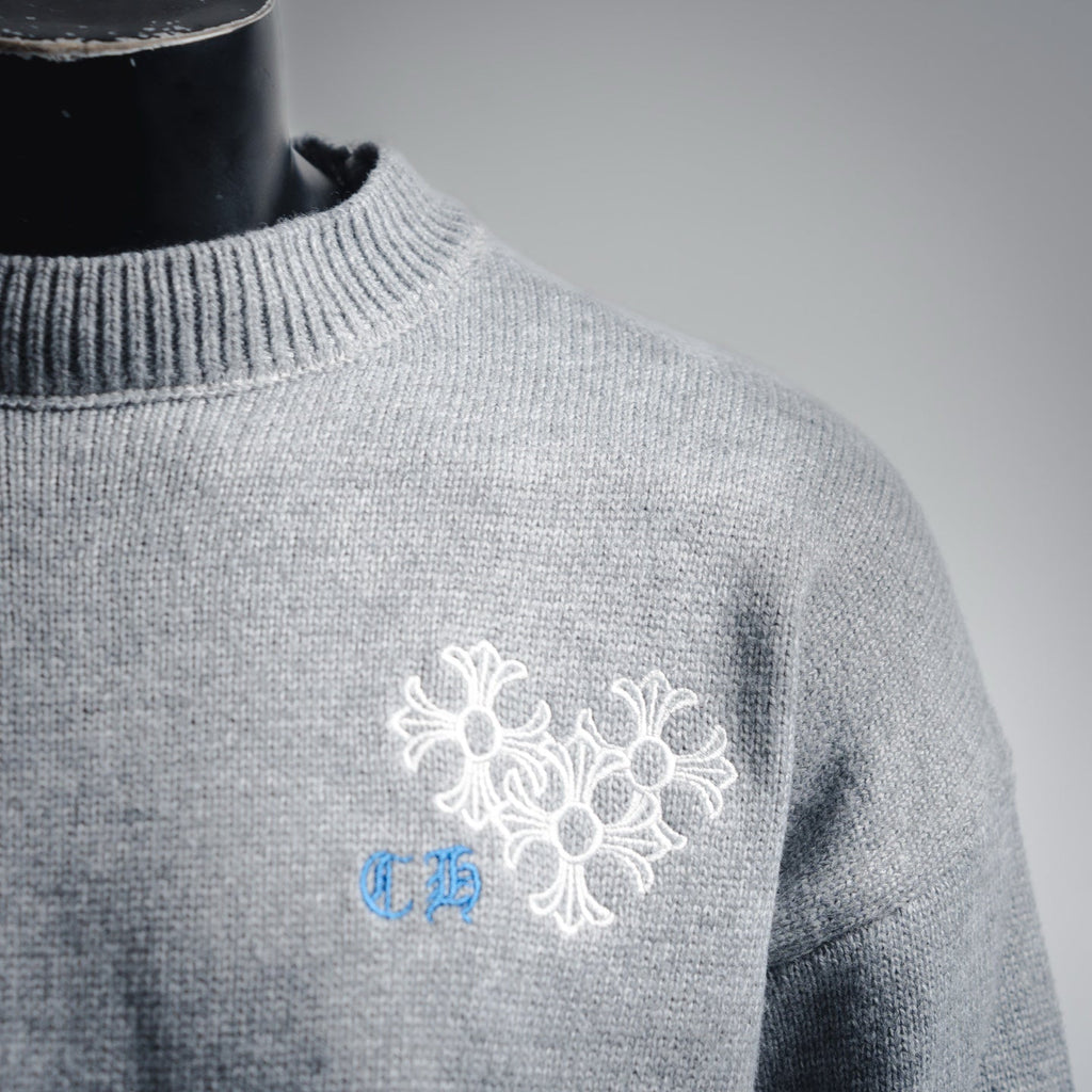 Chrome 25fw embroidered sweater