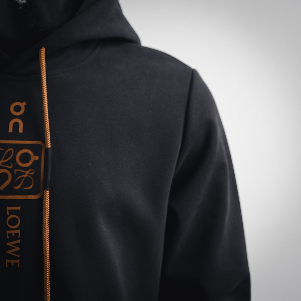 Loe 25fw printed hoodie