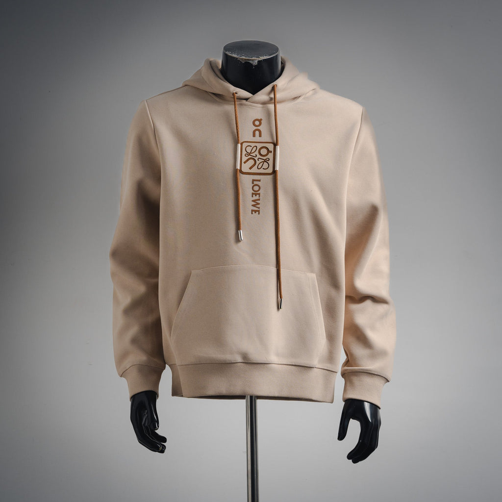 Loe 25fw printed hoodie