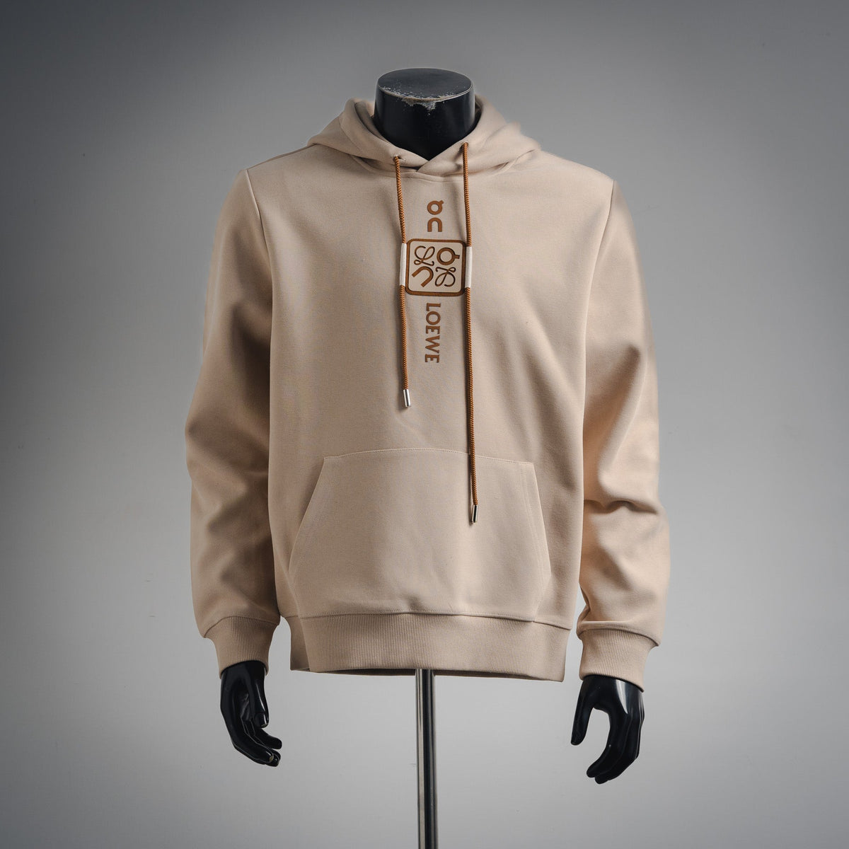 Loe 25fw printed hoodie