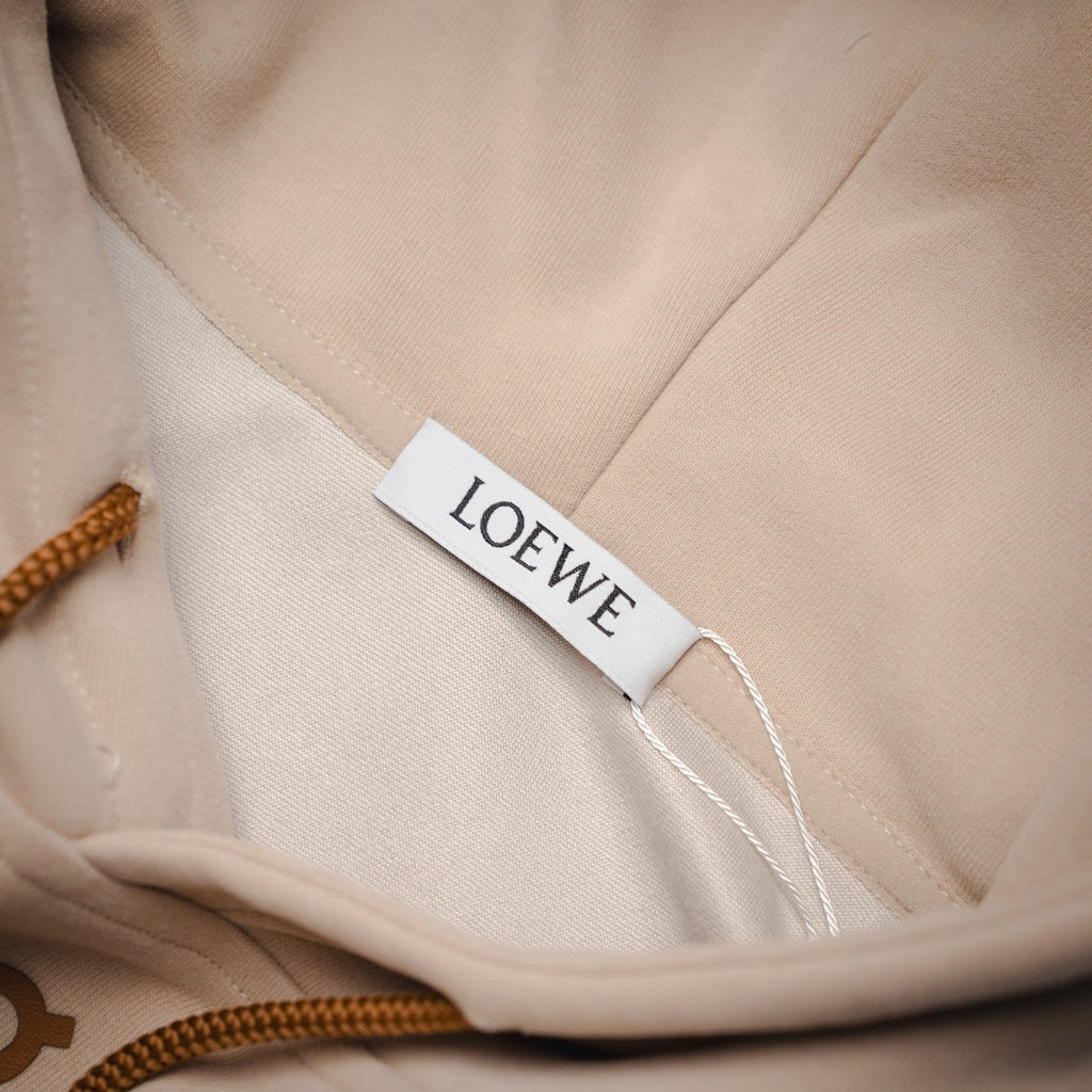 Loe 25fw printed hoodie