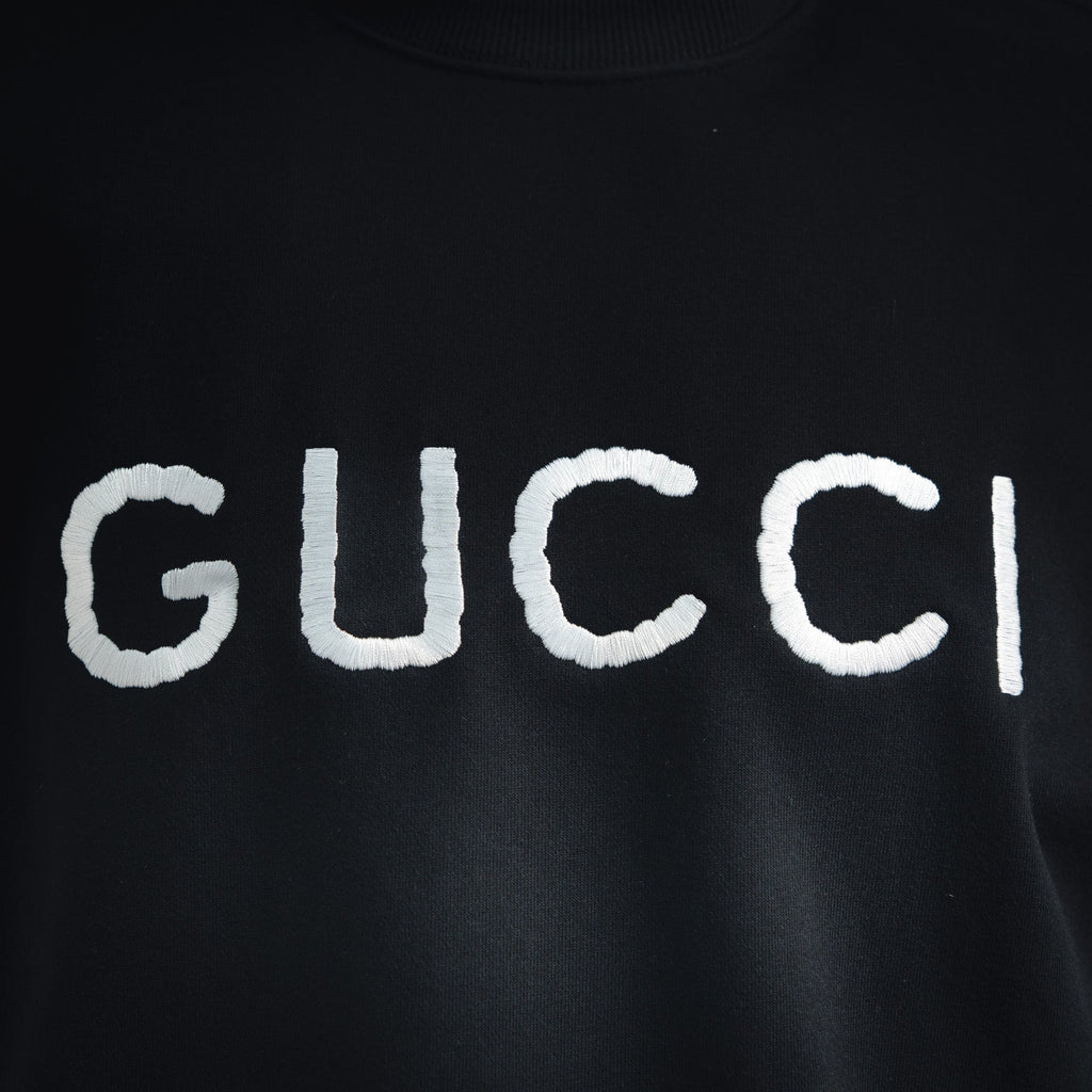 Guc 25fw embroidered sweatshirt